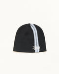 DOUBLE STRIPE SKULLCAP - Black