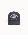 QUILTED SURFWALK SNAPBACK CAP - Black