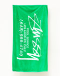 POOL SERVICE BEACH TOWEL - Green