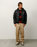 MIDWEIGHT HOODED PUFFER - Black