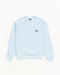 BASIC STÜSSY CREW GARMENT DYED - Sky Blue