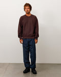 FLEECE CREW - Brown