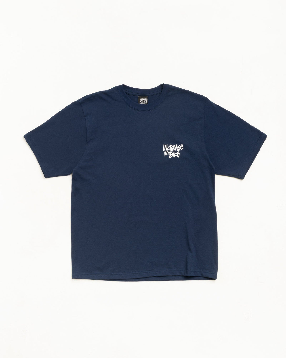 PEACE INCREASED TEE - Navy