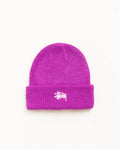 BASIC STÜSSY CUFF BEANIE - Violet