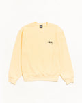 BASIC STÜSSY CREW GARMENT DYED - Gold