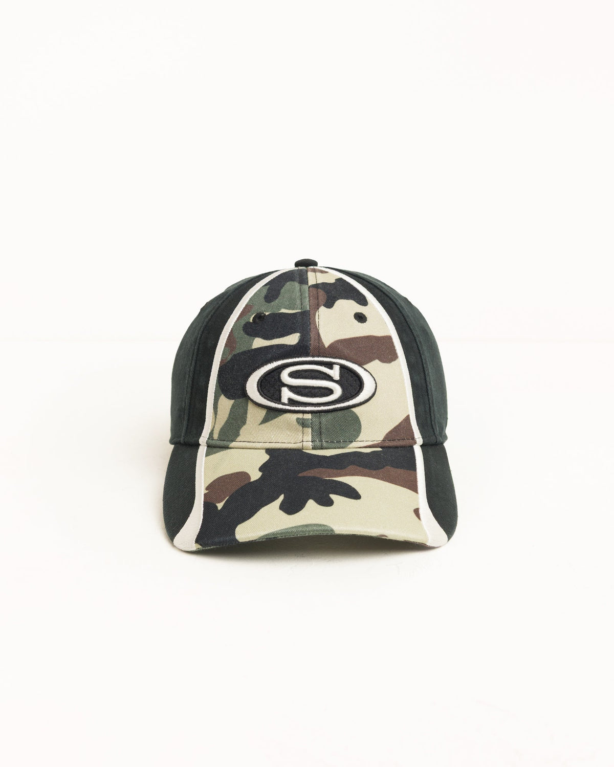 S OVAL CAP - Woodland Camo