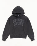 BLOCK SPORT HOODIE GARMENT DYED - Faded Black