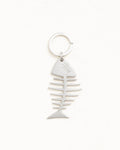 FISHBONE KEYCHAIN - Silver