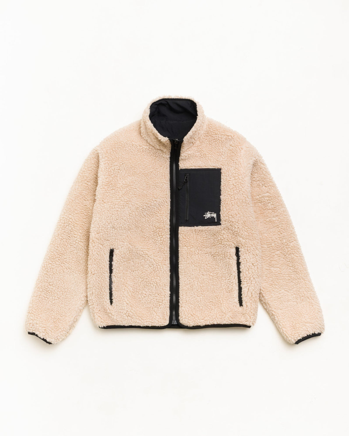 SHERPA REVERSIBLE JACKET - Beige