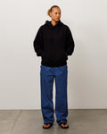 FLEECE HOODIE - Black