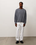 WAFFLE CASHMERE SWEATER - Charcoal