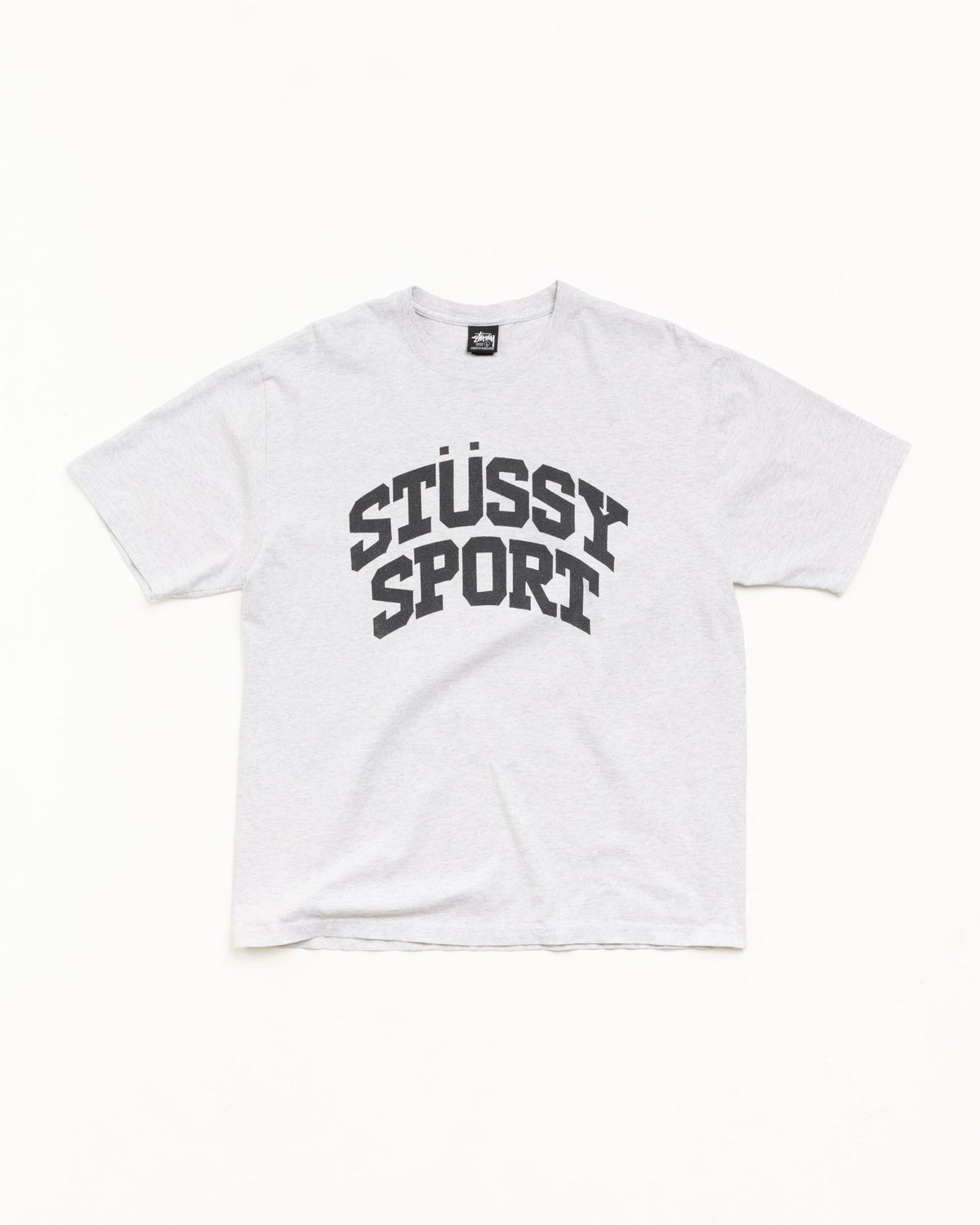 BLOCK SPORT TEE - Ash Heather