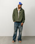 LIGHTWEIGHT HOODED JACKET - Olive