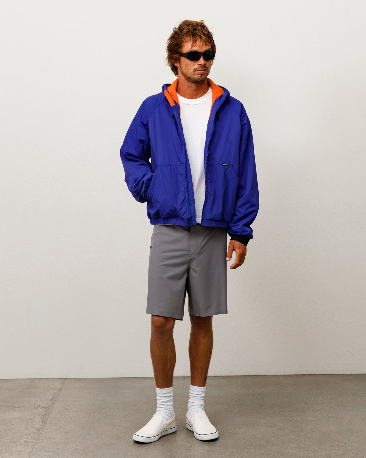 COASTLINE HOODED JACKET - Iris
