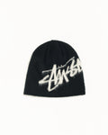 BRUSHED OUT STOCK SKULLCAP - Black