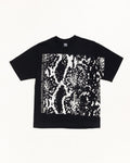 SNAKESKIN TEE - Black