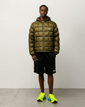 MIDWEIGHT HOODED PUFFER - Olive